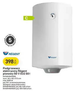 Castorama Podgrzewacz elektryczny Régent pionowy oferta