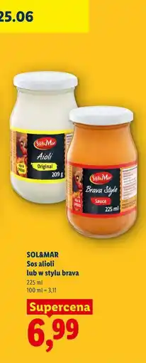 Lidl SOL&MAR Sos alioli lub w stylu brava oferta