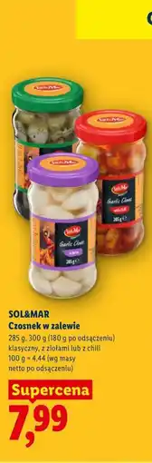 Lidl SOL&MAR Czosnek w zalewie oferta