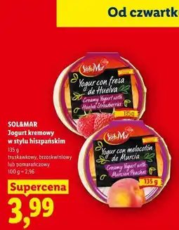 Lidl SOL&MAR Jogurt kremowy w stylu hiszpańskim oferta