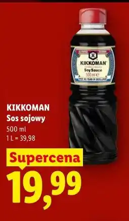 Lidl Kikkoman Sos sojowy oferta