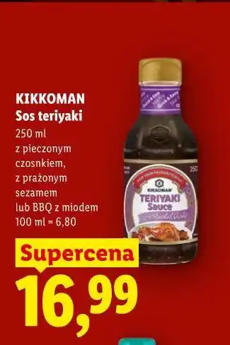 Lidl Kikkoman Sos teriyaki oferta