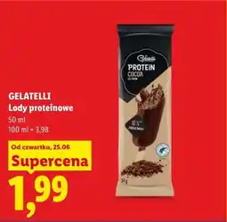 Lidl GELATELLI Lody proteinowe oferta