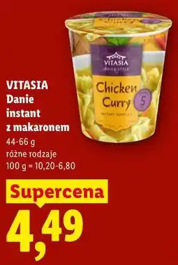 Lidl VITASIA Danie instant z makaronem oferta
