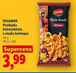 Lidl SOL&MAR Przekąska kukurydziana o smaku barbeque oferta