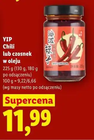Lidl YIP Chili lub czosnek w oleju oferta