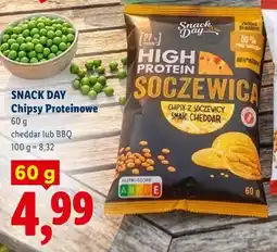 Lidl SNACK DAY Chipsy Proteinowe oferta