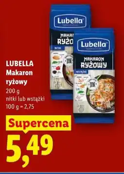 Lidl LUBELLA Makaron ryżowy oferta