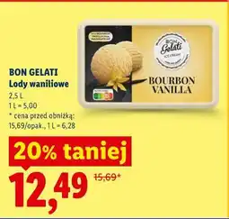 Lidl BON GELATI Lody waniliowe oferta