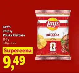 Lidl LAY'S Chipsy Polska Kiełbasa oferta