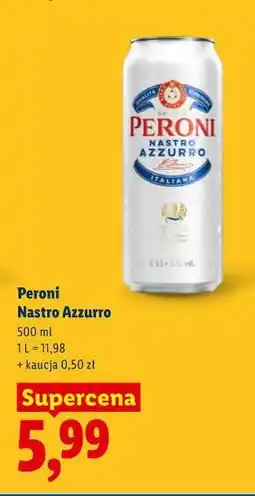 Lidl Peroni Nastro Azzurro oferta