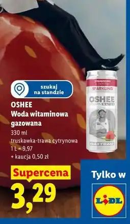 Lidl OSHEE Woda witaminowa gazowana oferta