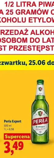 Lidl Perła Export oferta