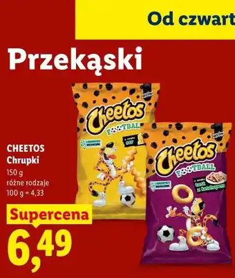 Lidl CHEETOS Chrupki oferta