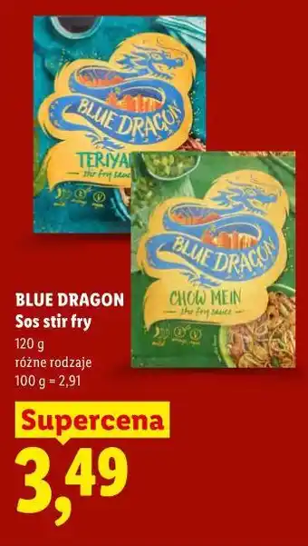 Lidl Blue Dragon Sos stir fry oferta