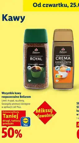 Lidl Wszystkie kawy rozpuszczalne Bellarom oferta