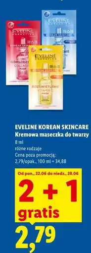 Lidl EVELINE KOREAN SKINCARE Kremowa maseczka do twarzy oferta