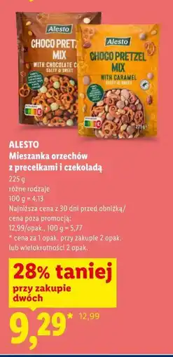 Lidl ALESTO Mieszanka orzechów z precelkami i czekoladą oferta