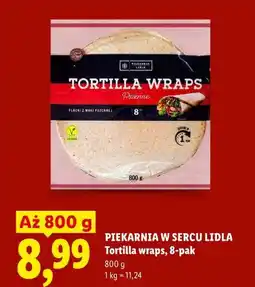 Lidl PIEKARNIA W SERCU LIDLA Tortilla wraps, 8-pak oferta