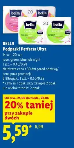 Lidl Bella Podpaski Perfecta Ultra oferta