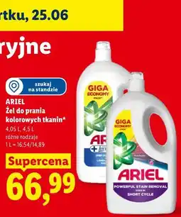 Lidl Ariel Żel do prania kolorowych tkanin oferta