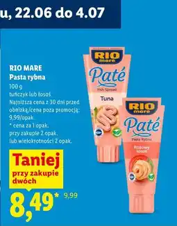 Lidl RIO MARE Pasta rybna oferta
