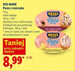 Lidl RIO MARE Pasta z tuńczyka oferta
