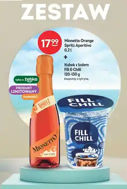 Żabka Mionetto Orange Spritz Aperitivo 0,2 l + Kubek z lodem Fill & Chill 120-130 g oferta