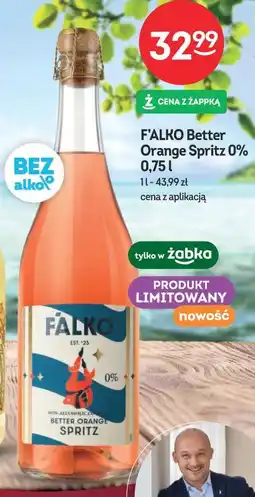 Żabka F'ALKO Better Orange Spritz 0% oferta