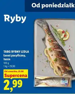 Lidl TARG RYBNY LIDLA Łosoś pacyficzny, tusza oferta