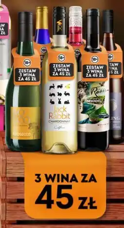 Żabka Zestaw 3 wina za 45 zł oferta