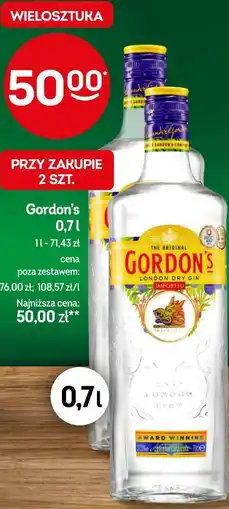 Żabka Gordon's London Dry Gin oferta