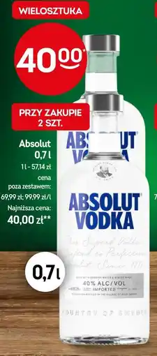 Żabka Absolut Vodka oferta
