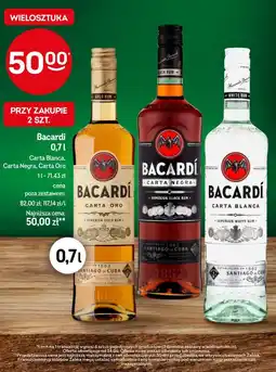 Żabka Bacardi Rum (Carta Blanca, Carta Negra, Carta Oro) oferta