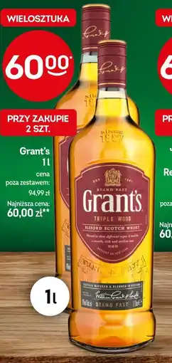 Żabka Grant's Triple Wood Blended Scotch Whisky oferta
