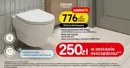 Castorama Stelaż podtynkowy WC Solido + Miska WC Cavally oferta