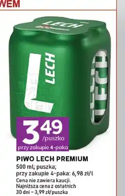 Stokrotka Piwo Lech Premium 4-pak oferta
