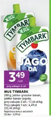 Stokrotka Mus jabłko banan jagoda Tymbark oferta