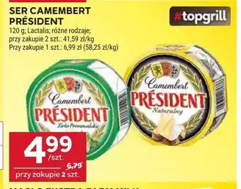 Stokrotka Ser Camembert naturalny Président oferta