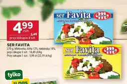 Stokrotka Ser sałatkowo-kanapkowy Favita tłusty 18% oferta
