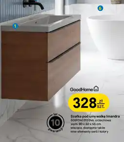 Castorama Szafka pod umywalkę GoodHome oferta