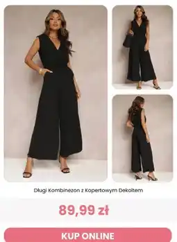 Renee Kombinezon damski Renee długi z kopertowym dekoltem oferta
