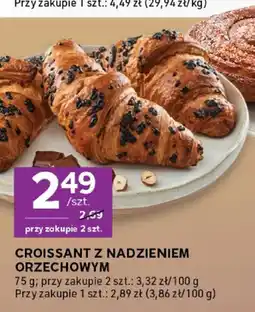 Stokrotka Croissant z nadzieniem orzechowym oferta