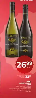Duży Ben Wino białe wytrawne Hardys Crest Chardonnay Sauvignon Blanc oferta