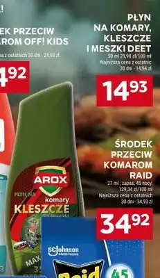 Stokrotka Płyn na komary kleszcze i meszki Deet Arox oferta