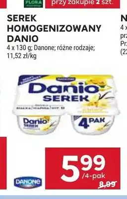Stokrotka Serek homogenizowany Danio 4-pak oferta