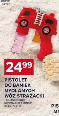 Stokrotka Pistolet do baniek mydlanych wóz strażacki oferta