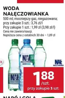 Stokrotka Woda Nałęczowianka mocniejszy gaz oferta