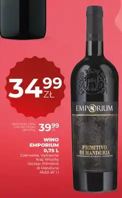 Duży Ben Wino czerwone wytrawne Emporium Primitivo di Manduria oferta