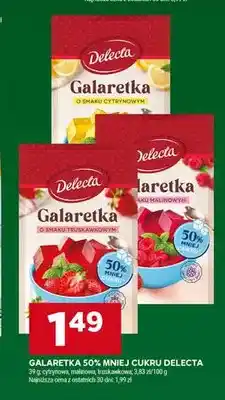 Stokrotka Galaretka 50% mniej cukru Delecta o smaku cytrynowym oferta